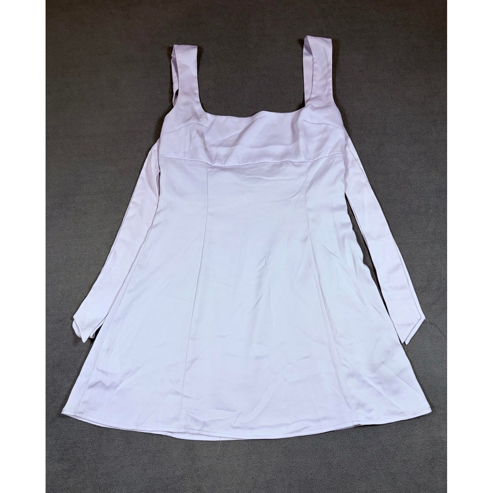 Urban Outfitters Mini Dress Womens M Lavender Square Neck Fit & Flare